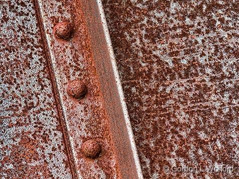 Riveting Rust_32884.jpg - Photographed along the Rideau Canal Waterway at Smiths Falls, Ontario, Canada.